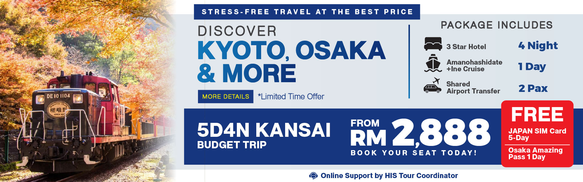 Kansai Budget Trip Banner